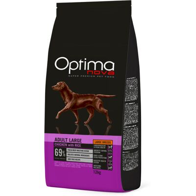 Optimanova Large Adult, kurczak i ryż - 12 kg Optimanova Large Adult, kurczak i ryż - 12 kg