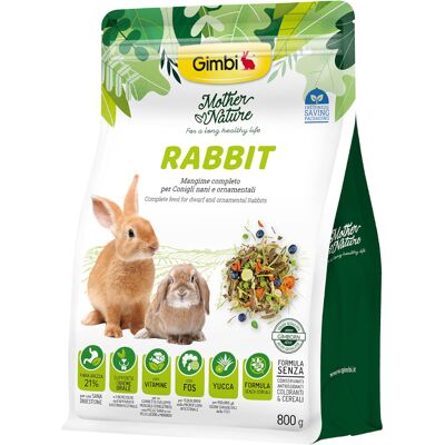 Gimbi Mother Nature Rabbit, karma dla królików - 800 g Gimbi Mother Nature Rabbit, karma dla królików - 800 g