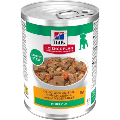 Hill's Science Plan Puppy Stew, kurczak z warzywami - 12 x 363 g Hill's Science Plan Puppy Stew, kurczak z warzywami - 12 x 363 g