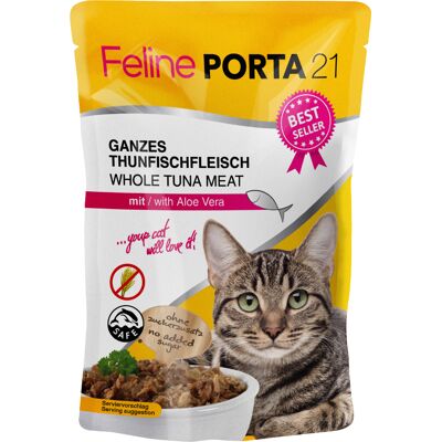 Feline Porta 21 Wysokiej jakości karma dla kotów - Naturalne warianty tuńczyka i kurczaka Feline Porta 21 Wysokiej jakości karma dla kotów - Naturalne warianty tuńczyka i kurczaka