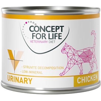 Concept for Life Veterinary Diet Urinary, kurczak - 6 x 200 g Concept for Life Veterinary Diet Urinary, kurczak - 6 x 200 g