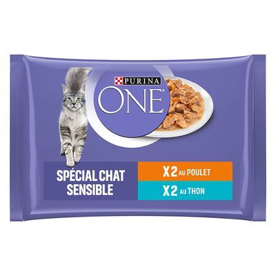 Purina One Sensitive mokra karma dla kotów - 24 lub 52 x 85 g Purina One Sensitive mokra karma dla kotów - 24 lub 52 x 85 g