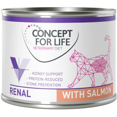Concept for Life Veterinary Diet Renal, łosoś - 6 x 200 g Concept for Life Veterinary Diet Renal, łosoś - 6 x 200 g