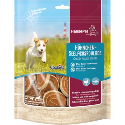 Cookie's Cookie´s Delikatess, roladki rybno - mięsne - Roladki z mintaja i fileta z kurczaka, 2 x 200 g Cookie's Cookie´s Delikatess, roladki rybno - mięsne - Roladki z mintaja i fileta z kurczaka, 2 x 200 g