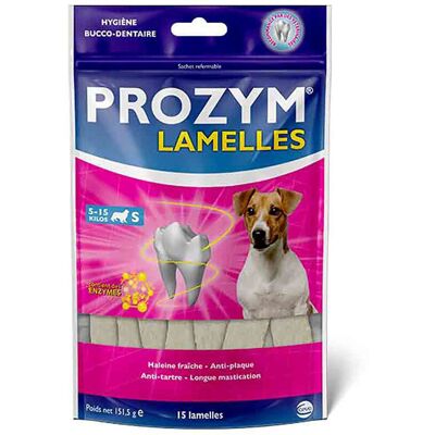 Prozym Canin Lamelles - dla małych psów (5 - 15 kg), 15 pasków Prozym Canin Lamelles - dla małych psów (5 - 15 kg), 15 pasków