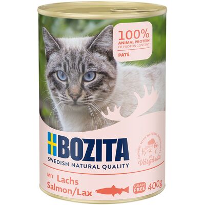 Karma dla kotów Bozita łosoś - Zestaw oszczędnościowy 24 x 400g Karma dla kotów Bozita łosoś - Zestaw oszczędnościowy 24 x 400g