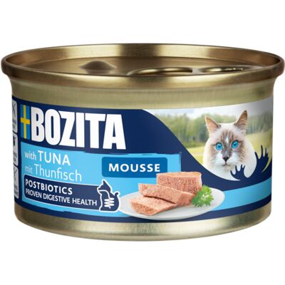 Bozita Mousse Postbiotics, 12 x 85 g - Tuńczyk Bozita Mousse Postbiotics, 12 x 85 g - Tuńczyk