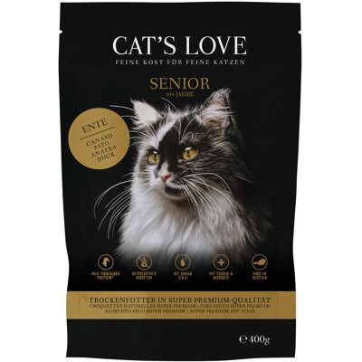 Cat's Love Senior Kaczka - Sucha karma dla starszych kotów Cat's Love Senior Kaczka - Sucha karma dla starszych kotów