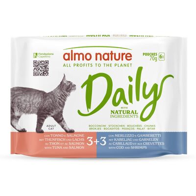 Megapakiet Almo Nature Daily Menu, 24 x 70 g - Pakiet mieszany I (2 smaki) Megapakiet Almo Nature Daily Menu, 24 x 70 g - Pakiet mieszany I (2 smaki)