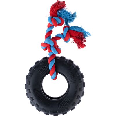 TIAKI opona gumowa z liną - Ø 15 x H 5 cm TIAKI opona gumowa z liną - Ø 15 x H 5 cm