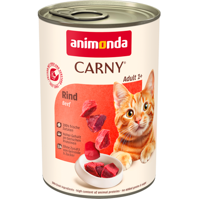 Animonda Carny Adult, 6 x 400 g - Wołowina Animonda Carny Adult, 6 x 400 g - Wołowina
