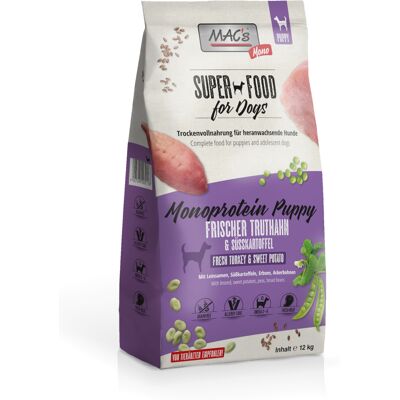 MAC's Dog Mono Szczenię Indyk Sucha Karma 12kg - Karma dla psów MAC's Dog Mono Szczenię Indyk Sucha Karma 12kg - Karma dla psów