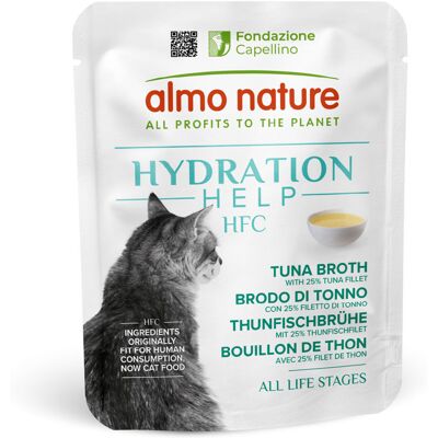 Almo Nature Cat Hydration Help 24x50g - Rosół z tuńczyka Almo Nature Cat Hydration Help 24x50g - Rosół z tuńczyka