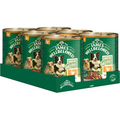 James Wellbeloved Mięso z indyka bez zbóż dla dorosłych psów - 12 x 800 g James Wellbeloved Mięso z indyka bez zbóż dla dorosłych psów - 12 x 800 g