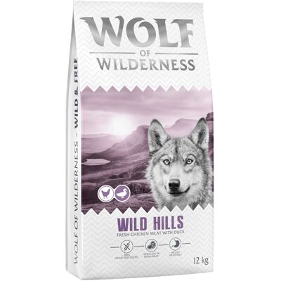 Wolf of Wilderness Adult "Wild Hills" kaczka (bestseller) - 12 kg: nowa receptura Wolf of Wilderness Adult "Wild Hills" kaczka (bestseller) - 12 kg: nowa receptura