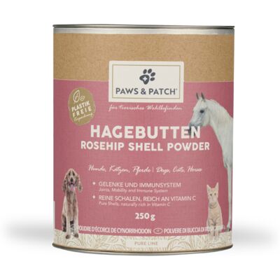 PAWS & PATCH proszek ze skórki dzikiej róży - 250 g PAWS & PATCH proszek ze skórki dzikiej róży - 250 g