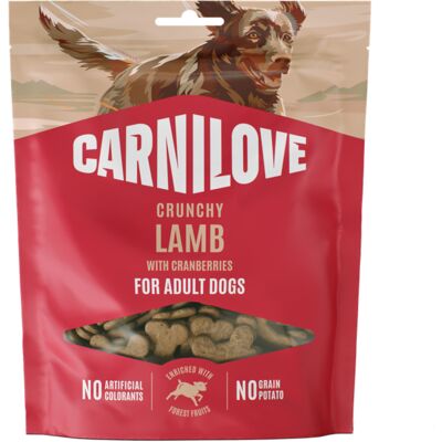 Carnilove Dog Crunchy Snack - Jagnięcina z żurawiną, 2 x 200 g Carnilove Dog Crunchy Snack - Jagnięcina z żurawiną, 2 x 200 g