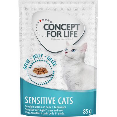Concept for Life Sensitive Cats z kurczakiem, w galarecie - 12 x 85 g Concept for Life Sensitive Cats z kurczakiem, w galarecie - 12 x 85 g