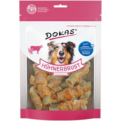 Dokas rolki do żucia z kurczaka - 250 g Dokas rolki do żucia z kurczaka - 250 g
