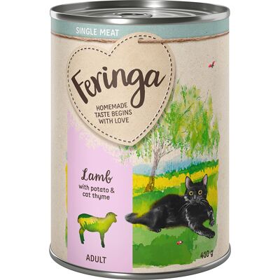Feringa Marka Model Single Meat Menu - 6/12 x 410g, Baran, Warianty Feringa Marka Model Single Meat Menu - 6/12 x 410g, Baran, Warianty