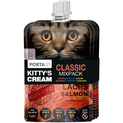 Pakiet mieszany Porta 21 Kitty's Cream - 3 x 90 g (3 warianty smakowe) Pakiet mieszany Porta 21 Kitty's Cream - 3 x 90 g (3 warianty smakowe)