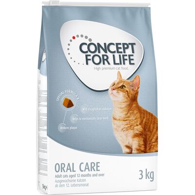 Concept for Life Sucha karma dla kotów - Higiena jamy ustnej - 10kg/9kg/3x3kg Concept for Life Sucha karma dla kotów - Higiena jamy ustnej - 10kg/9kg/3x3kg