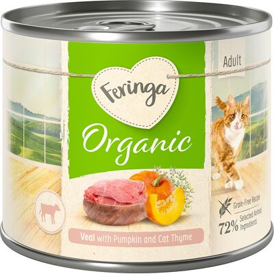 Feringa Bio Menu Adult, 6 x 200 g - Biocielęcina z dynią i ożanką Feringa Bio Menu Adult, 6 x 200 g - Biocielęcina z dynią i ożanką