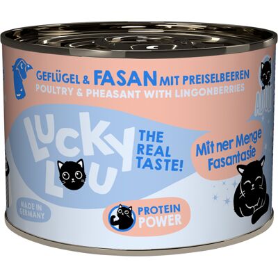 Lucky Lou Adult, 6 x 200 g - Drób i bażant Lucky Lou Adult, 6 x 200 g - Drób i bażant