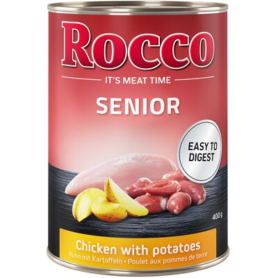 Rocco Senior, 6 x 400 g - Kurczak z ziemniakami Rocco Senior, 6 x 400 g - Kurczak z ziemniakami