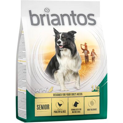 Briantos Senior, z drobiem i ryżem - 4 x 1 kg Briantos Senior, z drobiem i ryżem - 4 x 1 kg