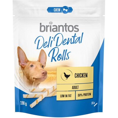 Briantos Deli Dental Rolls dla psów - 2 x 190 g Briantos Deli Dental Rolls dla psów - 2 x 190 g