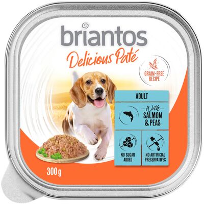 Briantos Pyszne Paté - Karma dla psów - Ryba i groszek Briantos Pyszne Paté - Karma dla psów - Ryba i groszek