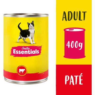 Smilla Essentials Paté w puszkach - Wołowina, 12 x 400 g Smilla Essentials Paté w puszkach - Wołowina, 12 x 400 g