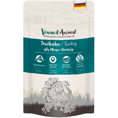 Venandi Animal Indyk Monoproteina - Karma dla Kotów Venandi Animal Indyk Monoproteina - Karma dla Kotów