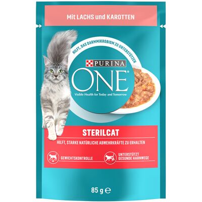 Purina ONE Mokre Jedzenie - Łosoś & Marchewka - Kompleksowe Purina ONE Mokre Jedzenie - Łosoś & Marchewka - Kompleksowe