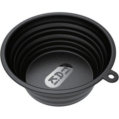 TIAKI Taca podróżna - Silikon bez BPA, Czarna, 13cm TIAKI Taca podróżna - Silikon bez BPA, Czarna, 13cm