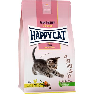 Happy Cat Supreme Kitten Geflügel - Wsparcie dla małych ras Happy Cat Supreme Kitten Geflügel - Wsparcie dla małych ras