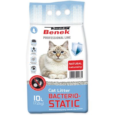 Super Benek Bakteriostatic, bakteriostatyczny żwirek dla kota - 10 l Super Benek Bakteriostatic, bakteriostatyczny żwirek dla kota - 10 l