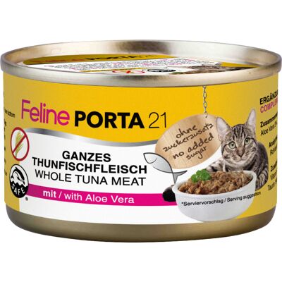 Feline Porta 21 Tuńczyk Aloe Vera - Mokra karma dla kota Feline Porta 21 Tuńczyk Aloe Vera - Mokra karma dla kota