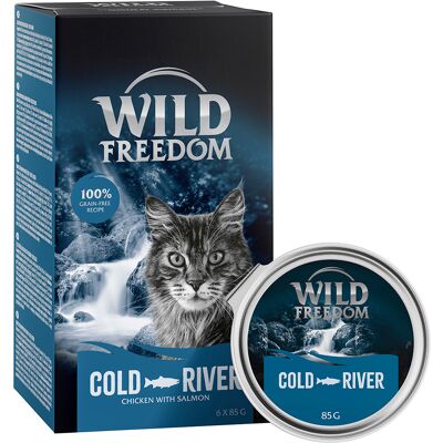 Wild Freedom Adult, tacki, 6 x 85 g - Cold River, łosoś i kurczak Wild Freedom Adult, tacki, 6 x 85 g - Cold River, łosoś i kurczak