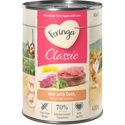 Feringa Classic Meat Menu, 6 x 400 g - Kaczka i cielęcina Feringa Classic Meat Menu, 6 x 400 g - Kaczka i cielęcina