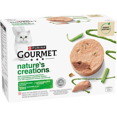 Gourmet Nature's Creations - Łosoś & Zielona Fasola - Karma dla kota Gourmet Nature's Creations - Łosoś & Zielona Fasola - Karma dla kota