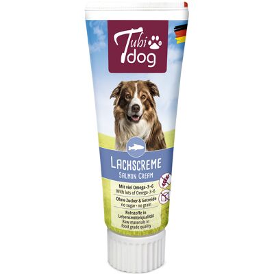 Tubidog pasta w tubce o smaku łososia - 3 x 75 g Tubidog pasta w tubce o smaku łososia - 3 x 75 g