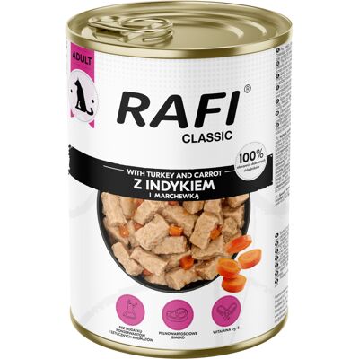 Rafi Dog, 6 x 1240 g - Indyk Rafi Dog, 6 x 1240 g - Indyk