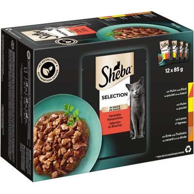Sheba Wielogatunkowe karmy dla kotów - 12 x 85 g Sheba Wielogatunkowe karmy dla kotów - 12 x 85 g