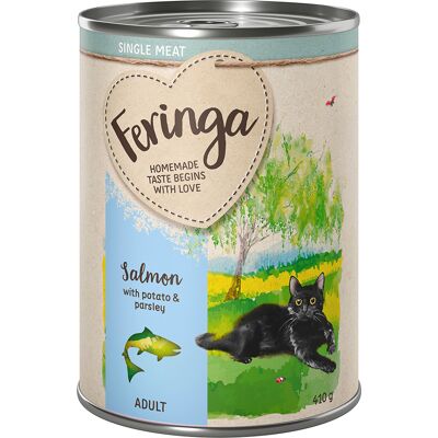 Feringa Łosoś i Ziemniaki Karma dla Kotów - 12 x 410g Feringa Łosoś i Ziemniaki Karma dla Kotów - 12 x 410g