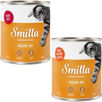 Korzystny pakiet Smilla Puszki z drobiem, 12 x 800 g - Pakiet mieszany Korzystny pakiet Smilla Puszki z drobiem, 12 x 800 g - Pakiet mieszany
