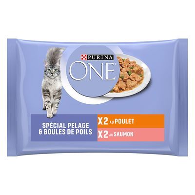Purina ONE Długowłosej kotki karma - Kontrola kulek włosowych - 85g x 12/24 Purina ONE Długowłosej kotki karma - Kontrola kulek włosowych - 85g x 12/24