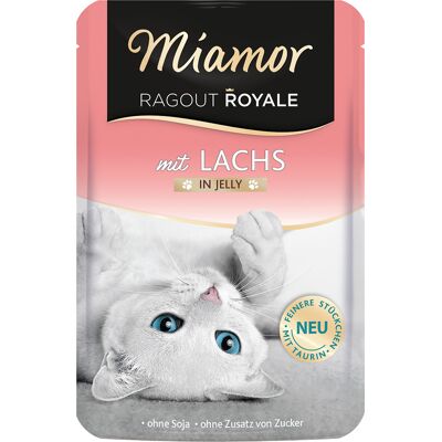 Megapakiet Miamor Ragout Royale w galarecie, 22 x 100 g - Łosoś Megapakiet Miamor Ragout Royale w galarecie, 22 x 100 g - Łosoś