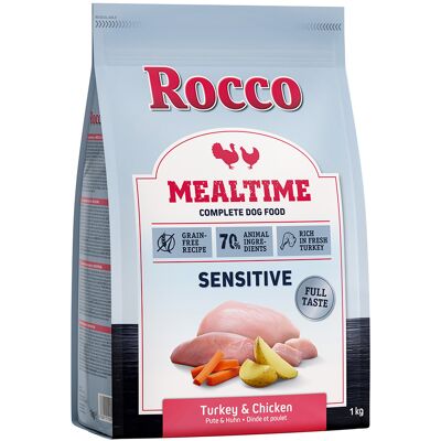 Rocco Mealtime Sensitive, indyk i kurczak - 1 kg Rocco Mealtime Sensitive, indyk i kurczak - 1 kg